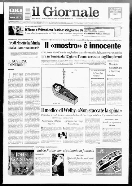 Il giornale : quotidiano del mattino